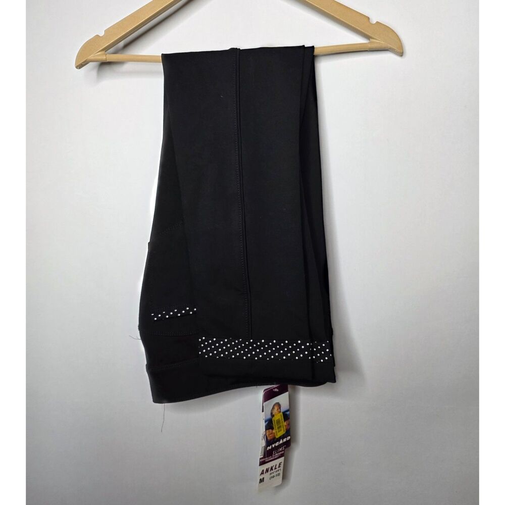 NYGARD SLIM Ankle Pants LA Cheville NWT Black Size M